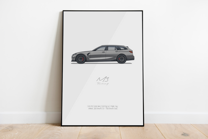 M3 G81 - Nardo Gray | Poster Classic