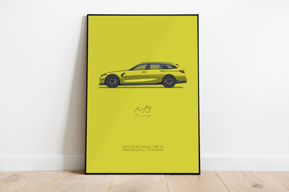 M3 G81 - Sao Paolo Yellow | poster