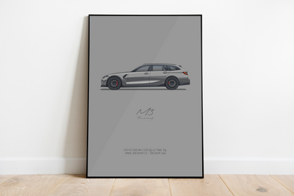 M3 G81 - Nardo Gray | poster