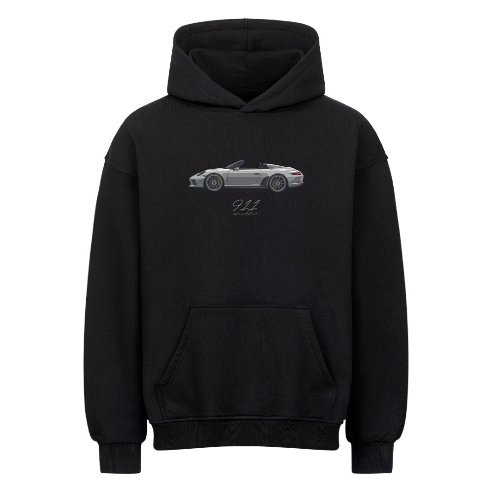 911 Speedster - classic Silver Oversized Hoodie - Turbow