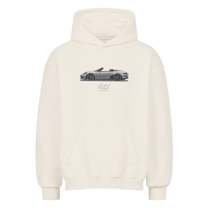 911 Speedster - classic Silver Oversized Hoodie - Turbow