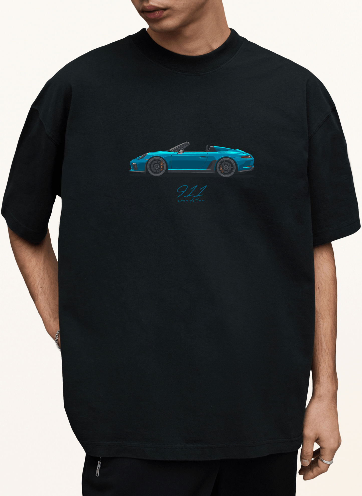 911 Speedster - Miami Blue Oversized Shirt - Turbow