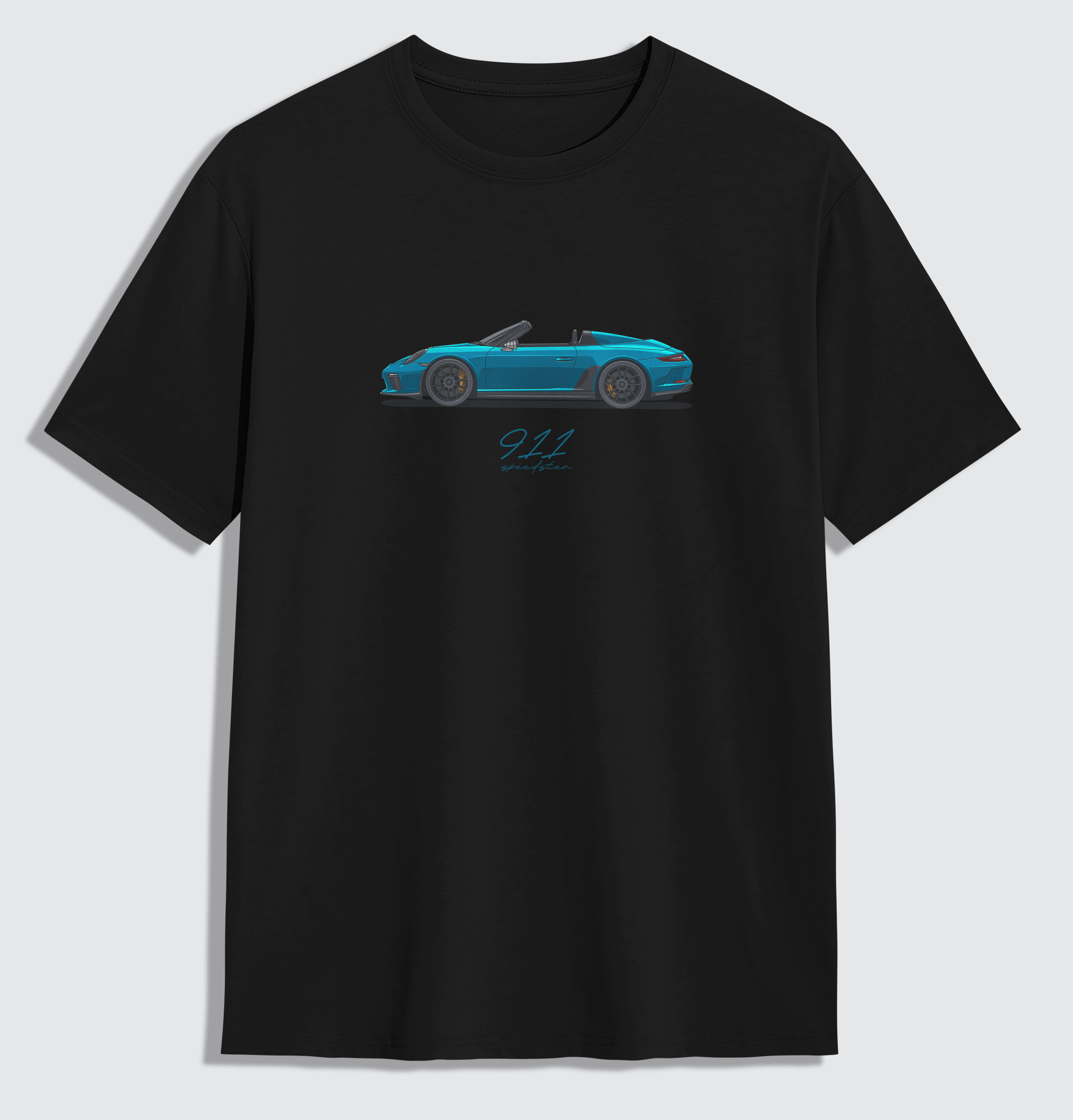 911 Speedster - Miami Blue Oversized Shirt - Turbow