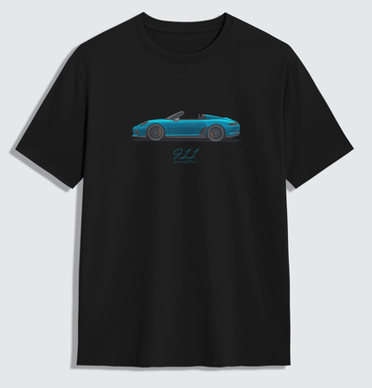 911 Speedster - Miami Blue Oversized Shirt - Turbow