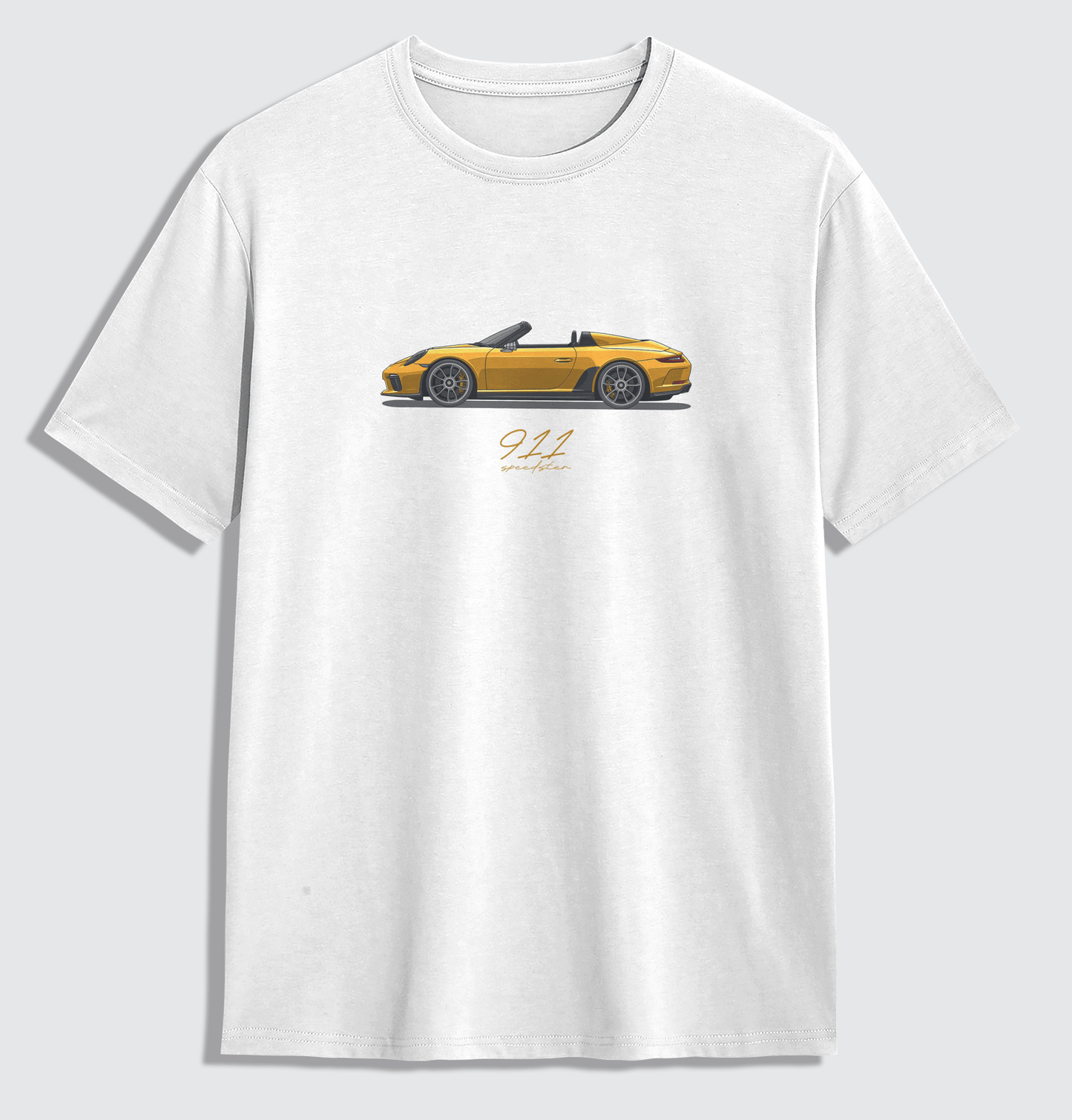 911 Speedster - Sunset Yellow Oversized Shirt - Turbow