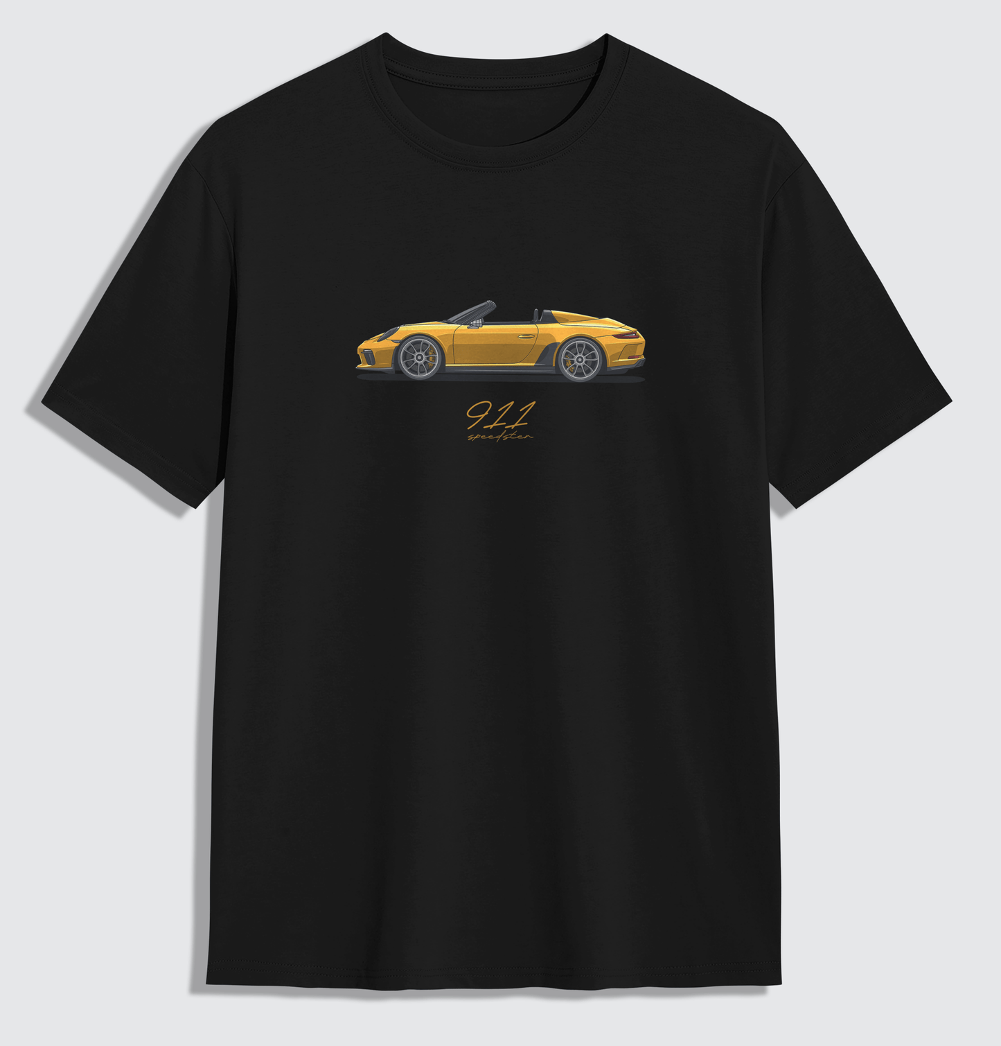 911 Speedster - Sunset Yellow Oversized Shirt - Turbow