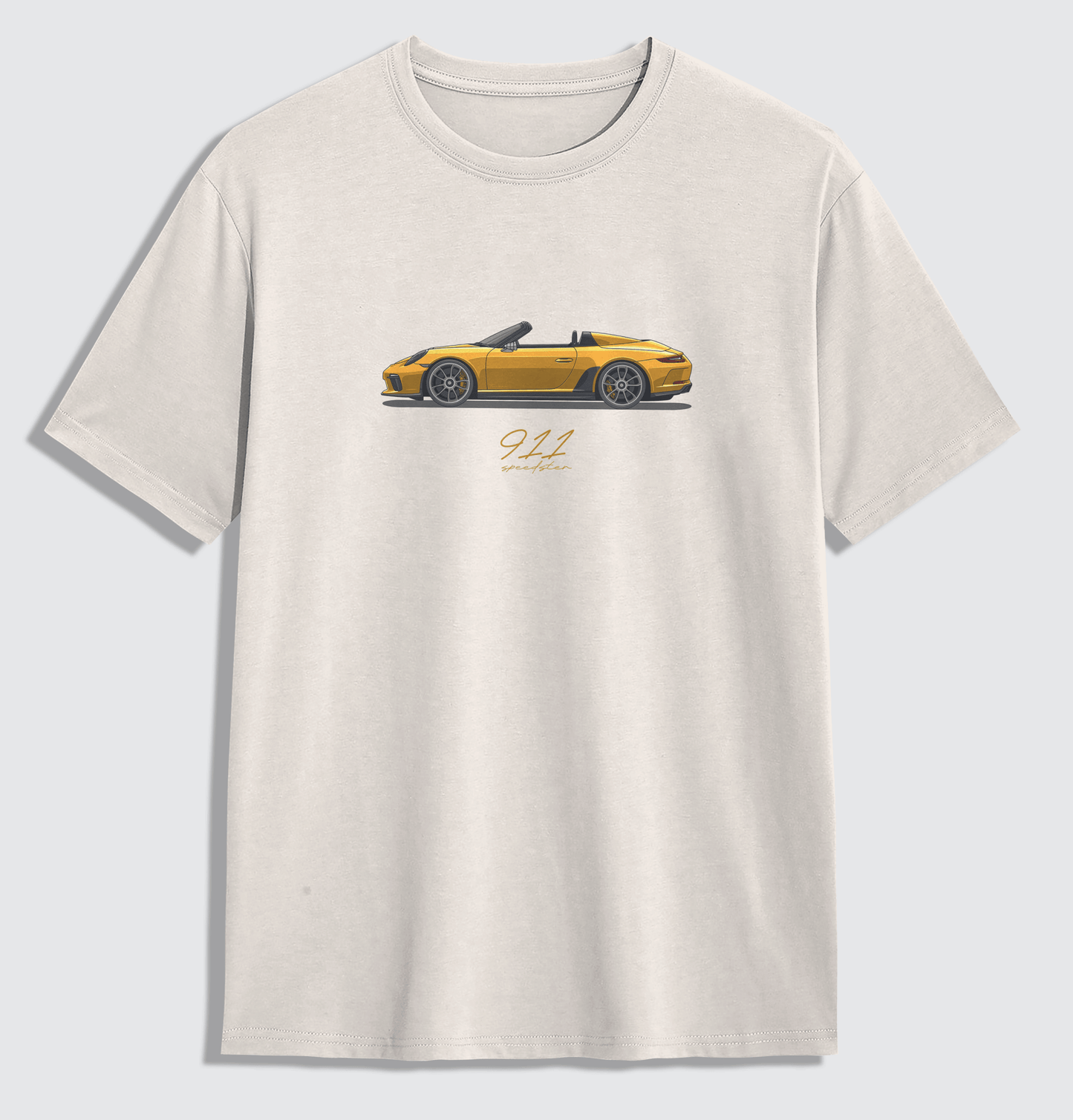 911 Speedster - Sunset Yellow Oversized Shirt - Turbow