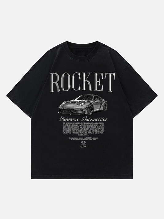 911 - ROCKET Metallic - Oversized Shirt