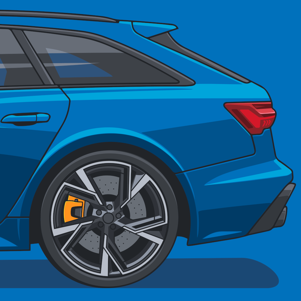 RS6 - Ultra Blue | poster