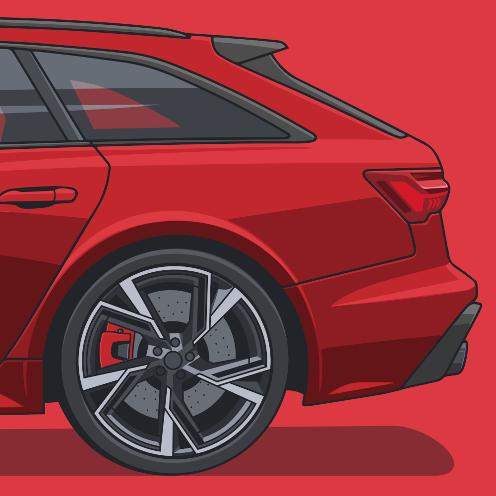 RS6 - Misano Red | poster