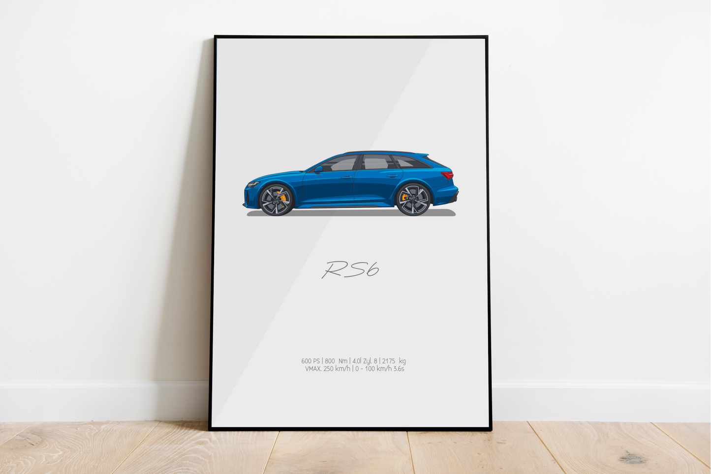 RS6 - Ultra Blue | Poster Classic