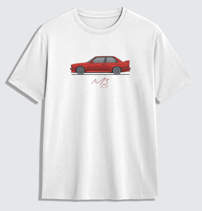 E30 M3 - Brilliant Red Oversized Shirt - Turbow