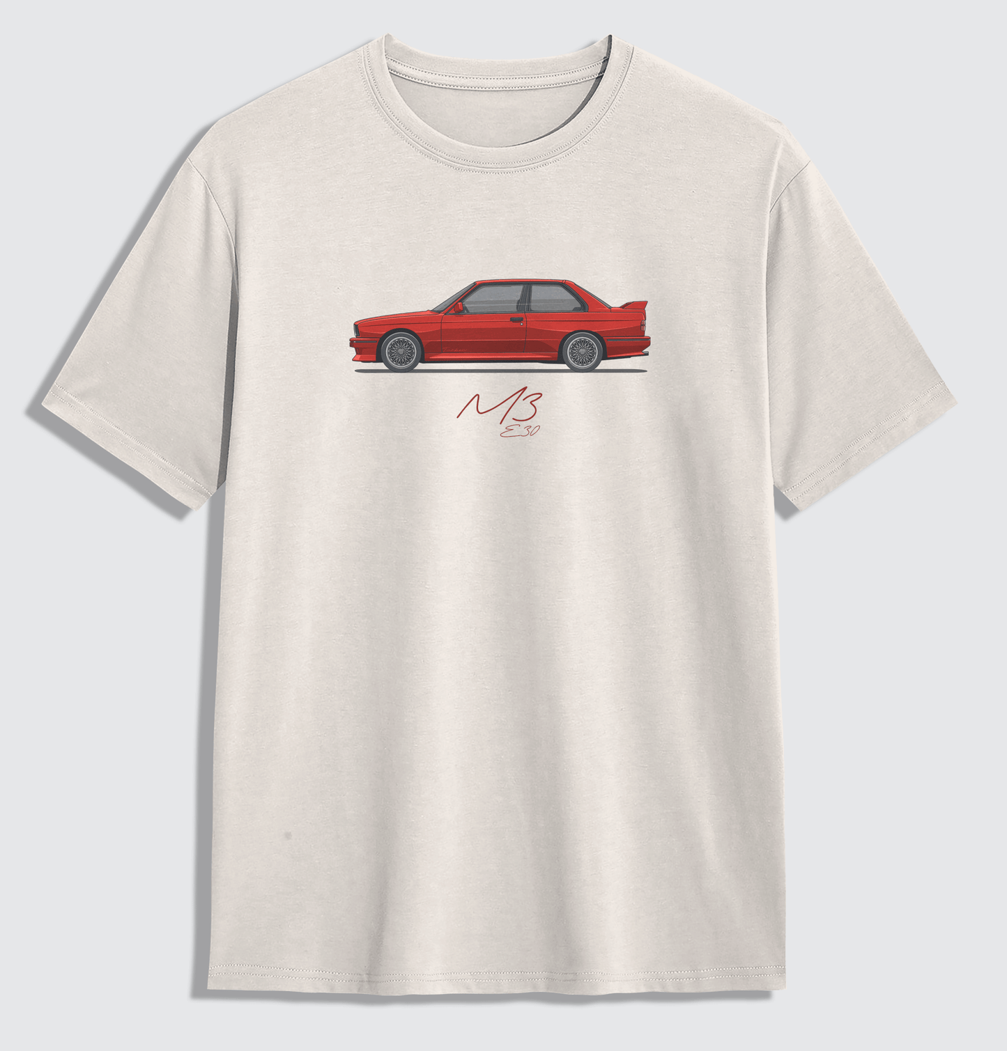 E30 M3 - Brilliant Red Oversized Shirt - Turbow