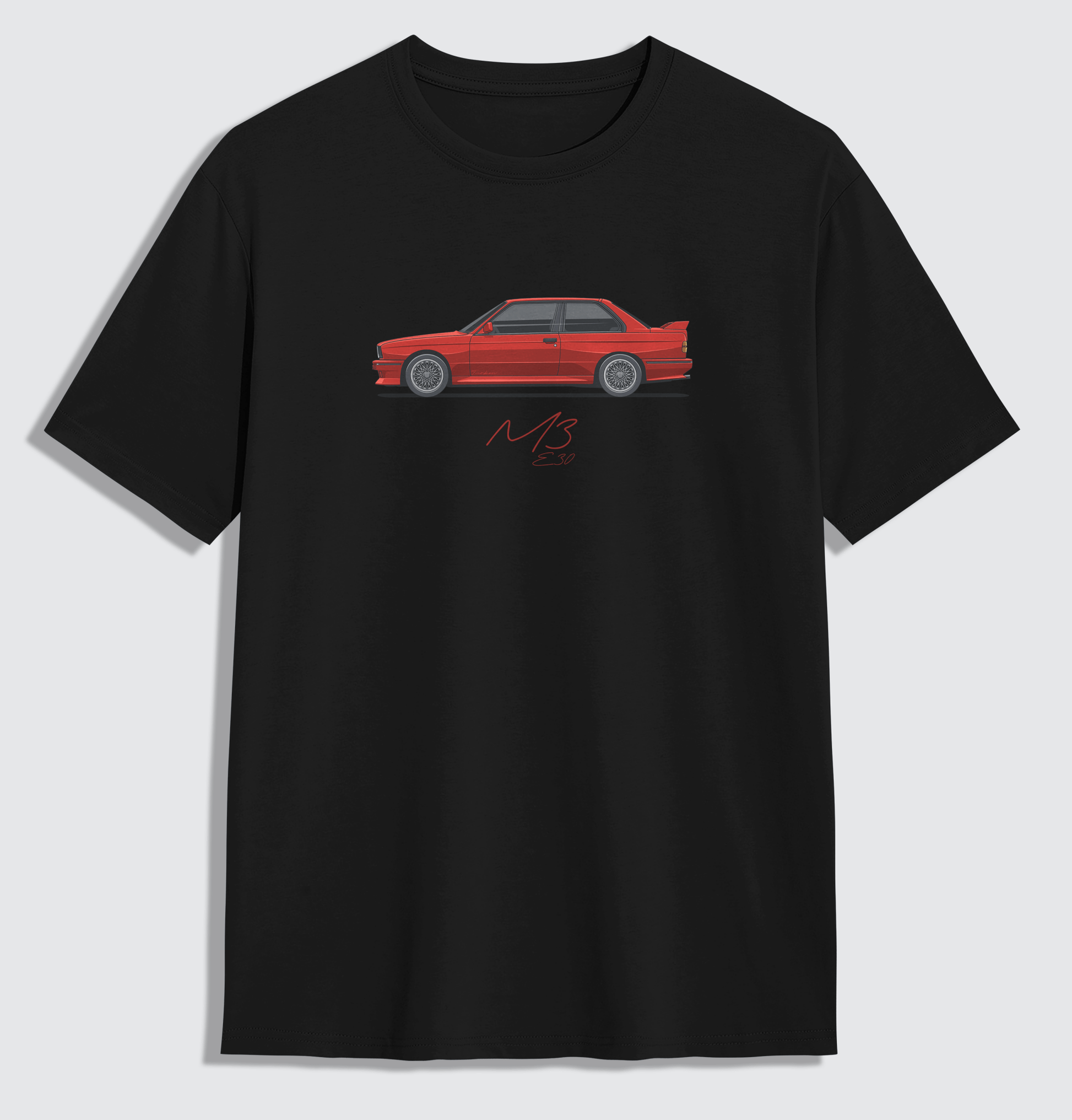 E30 M3 - Brilliant Red Oversized Shirt - Turbow