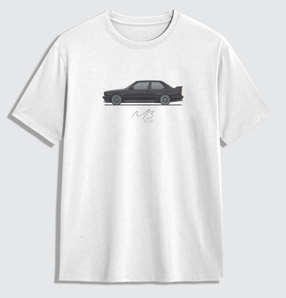 E30 M3 - Glossy Black Oversized Shirt - Turbow