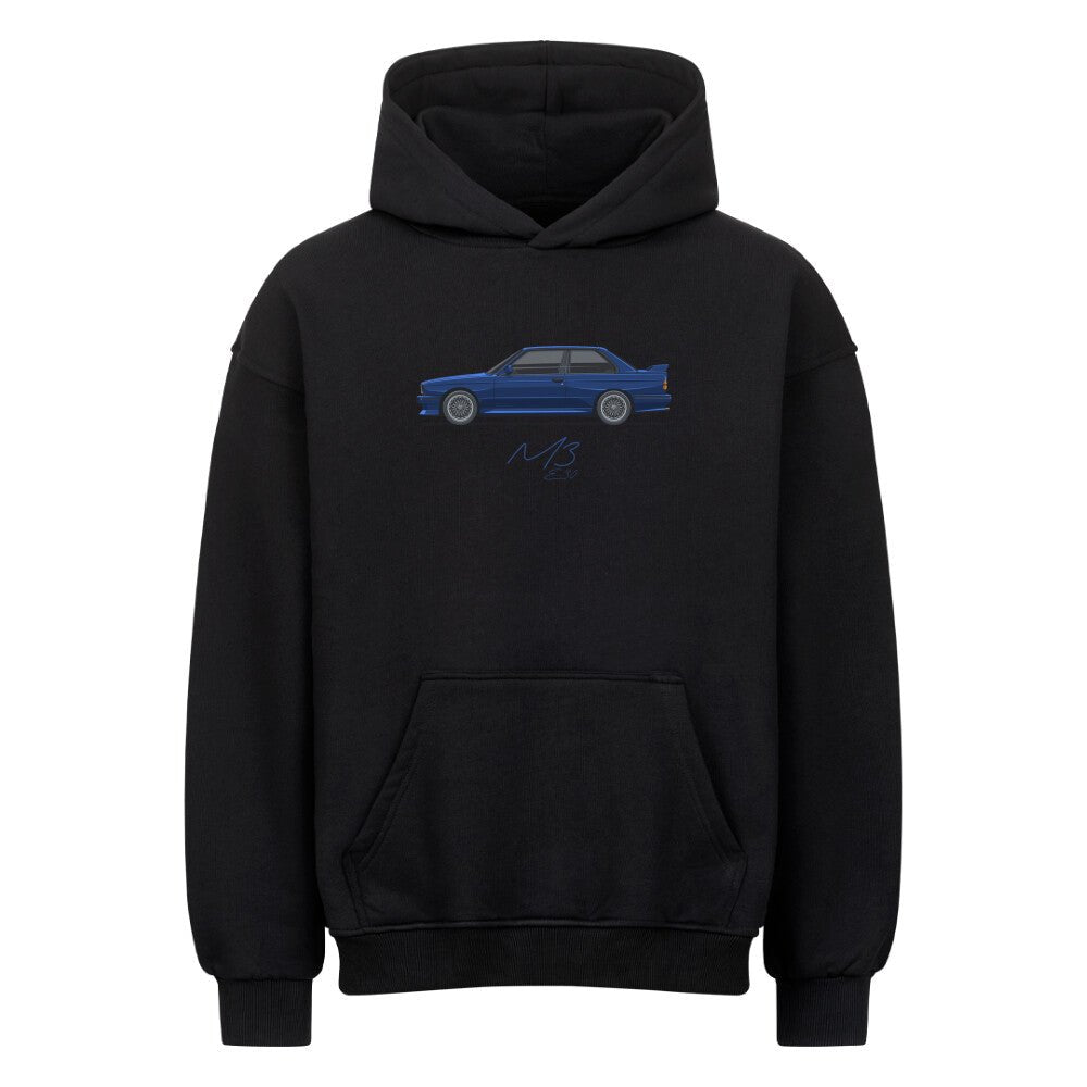 E30 M3 - Macao Blue Oversized Hoodie - Turbow