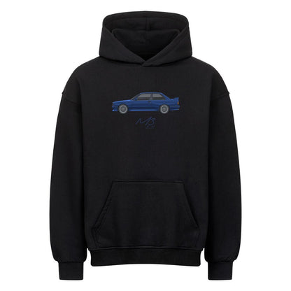 E30 M3 - Macao Blue Oversized Hoodie - Turbow