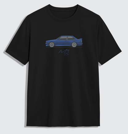 E30 M3 - Macao Blue Oversized Shirt - Turbow