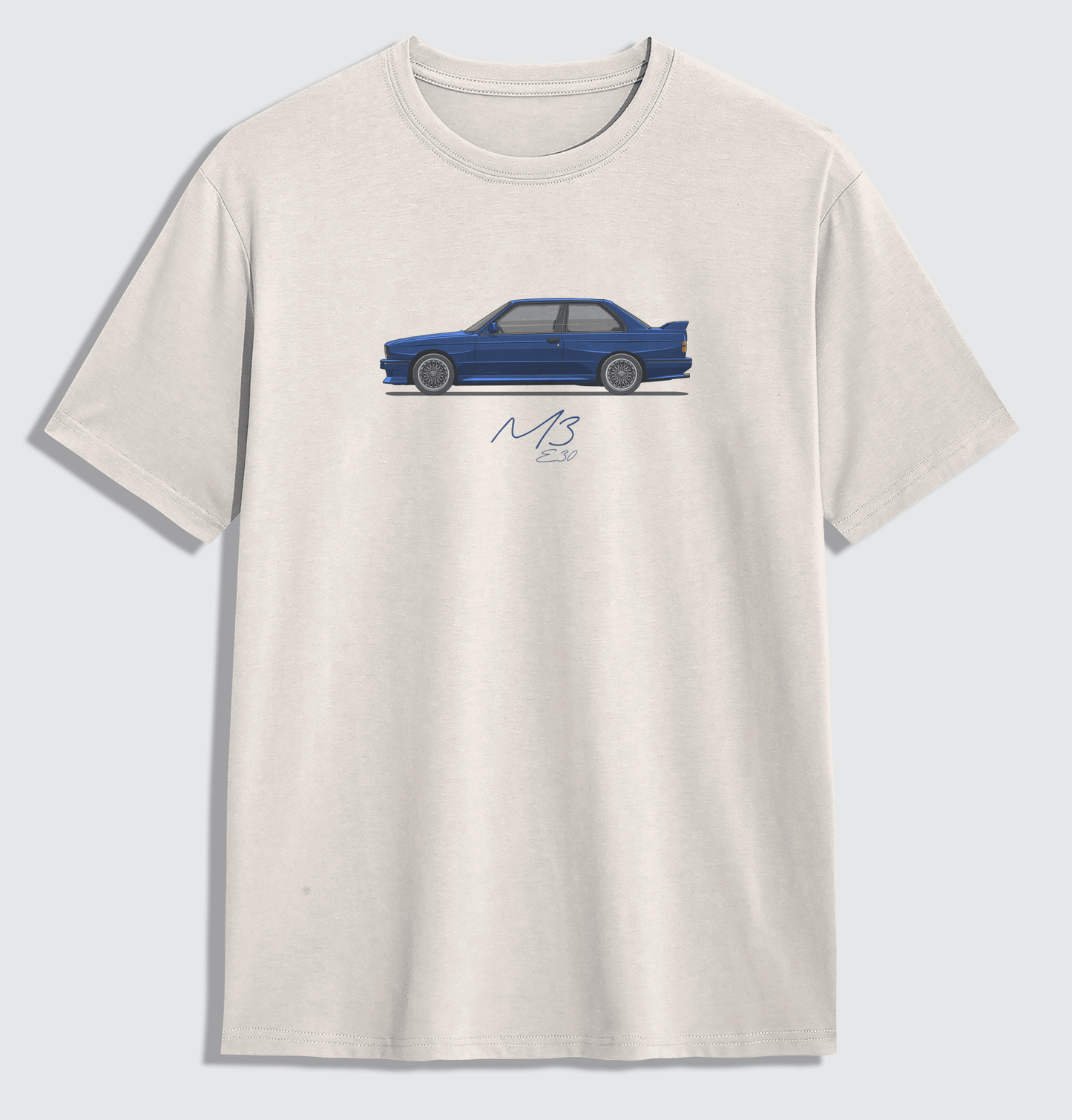 E30 M3 - Macao Blue Oversized Shirt - Turbow