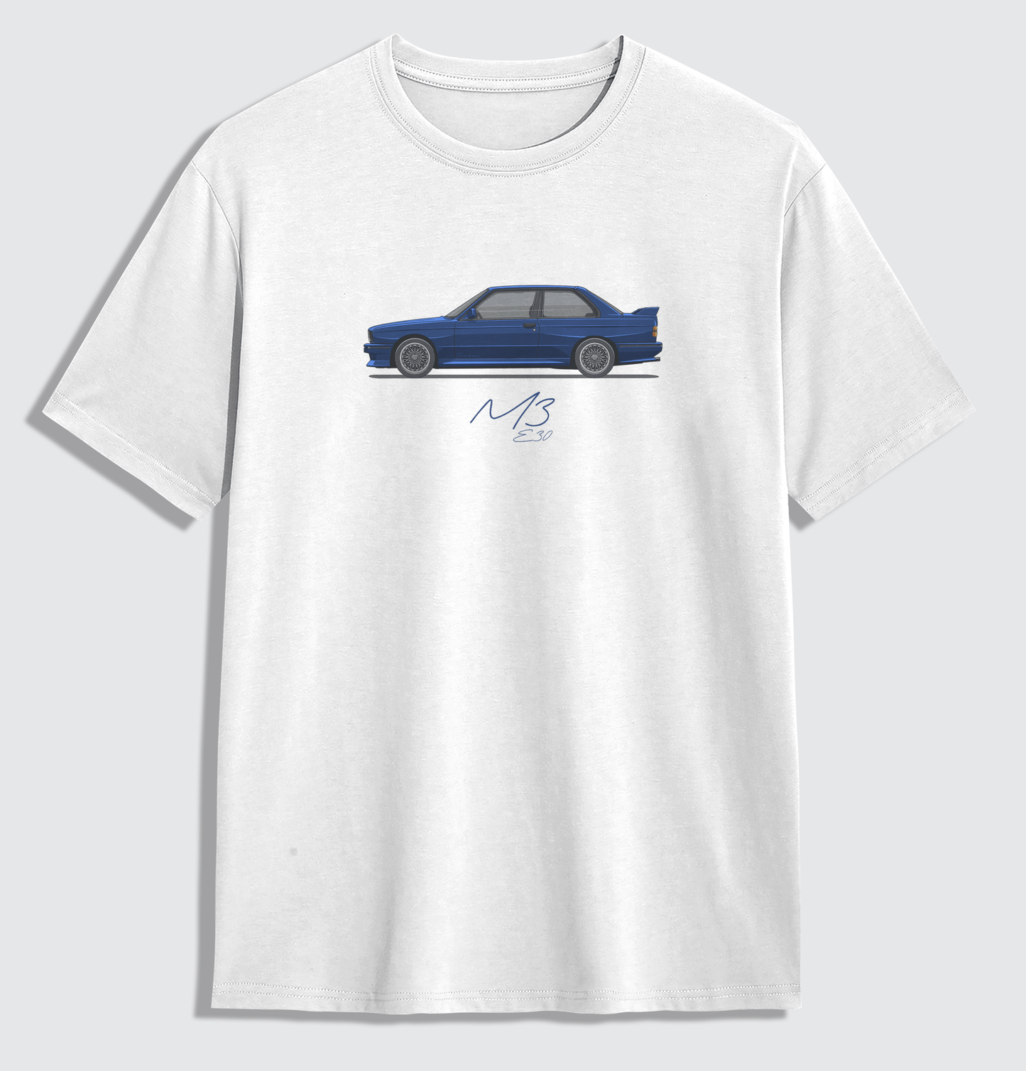 E30 M3 - Macao Blue Oversized Shirt - Turbow