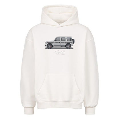 G63 - Ceramic Grey Oversized Hoodie - Turbow