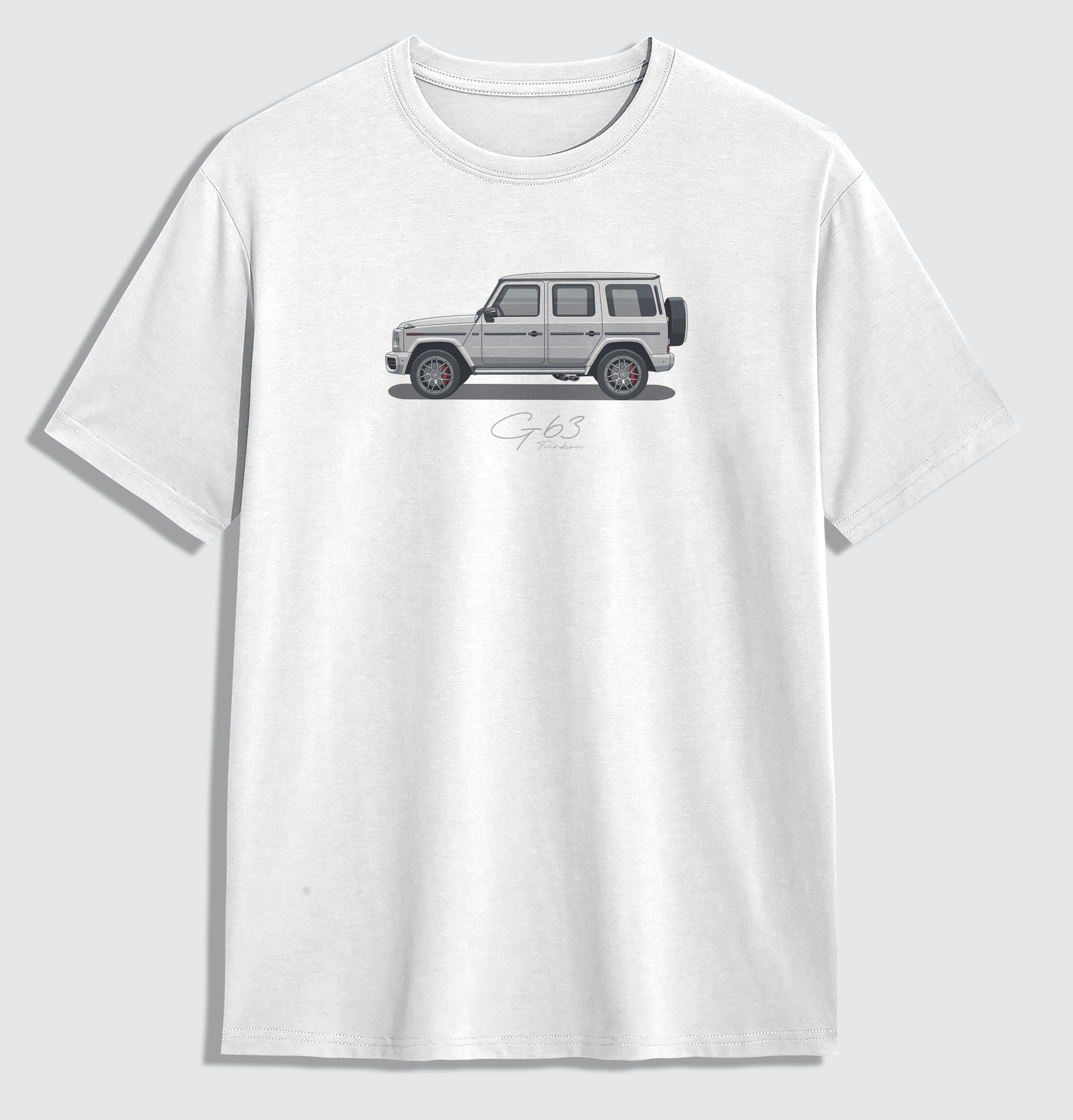 G63 - Ceramic Grey Oversized Shirt - Turbow