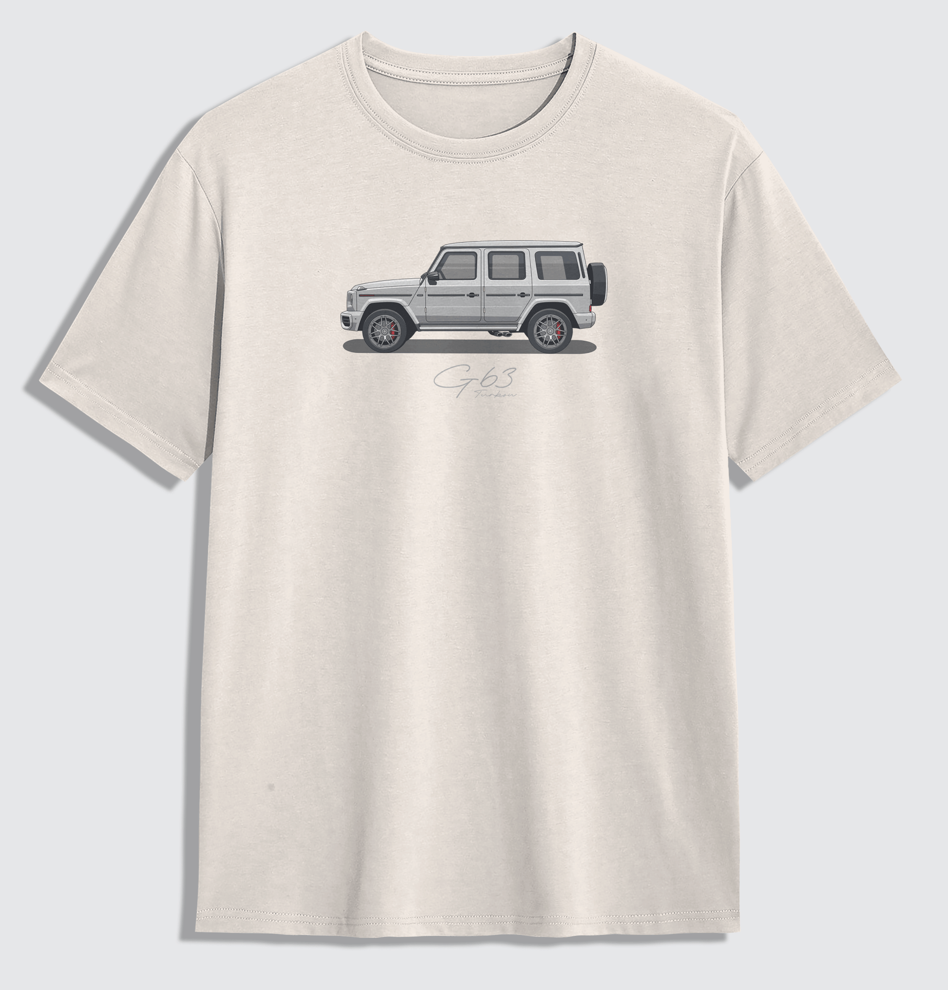 G63 - Ceramic Grey Oversized Shirt - Turbow