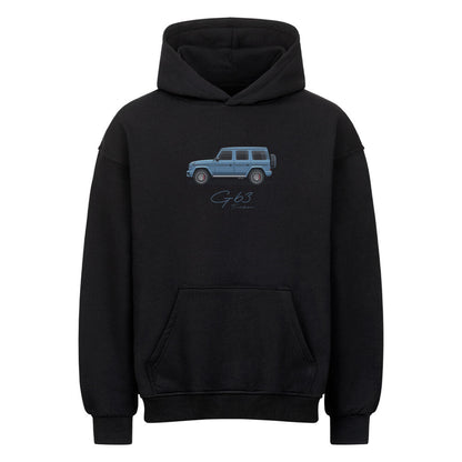 G63 - China Blue Oversized Hoodie - Turbow