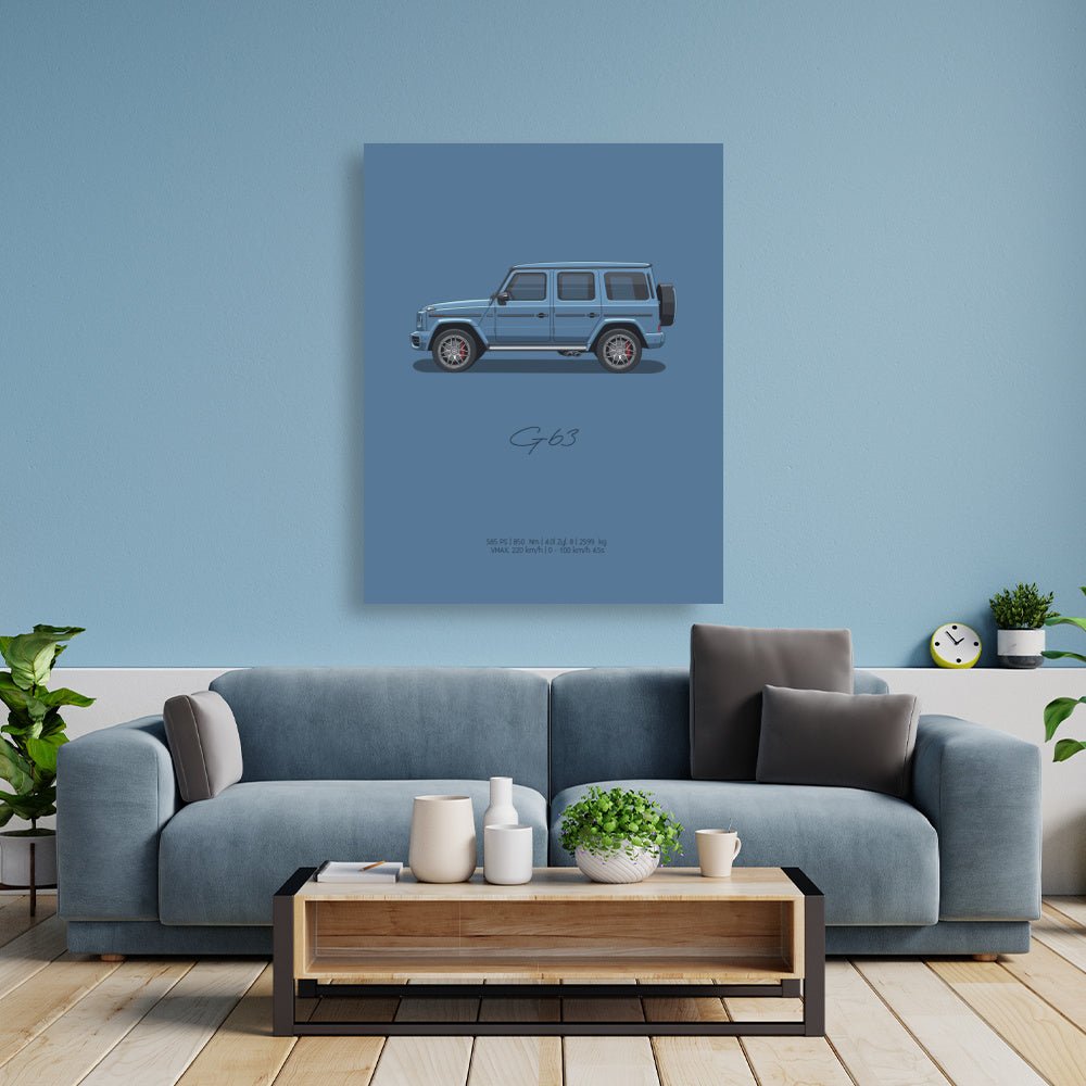 G63 - China Blue | Poster - Turbow