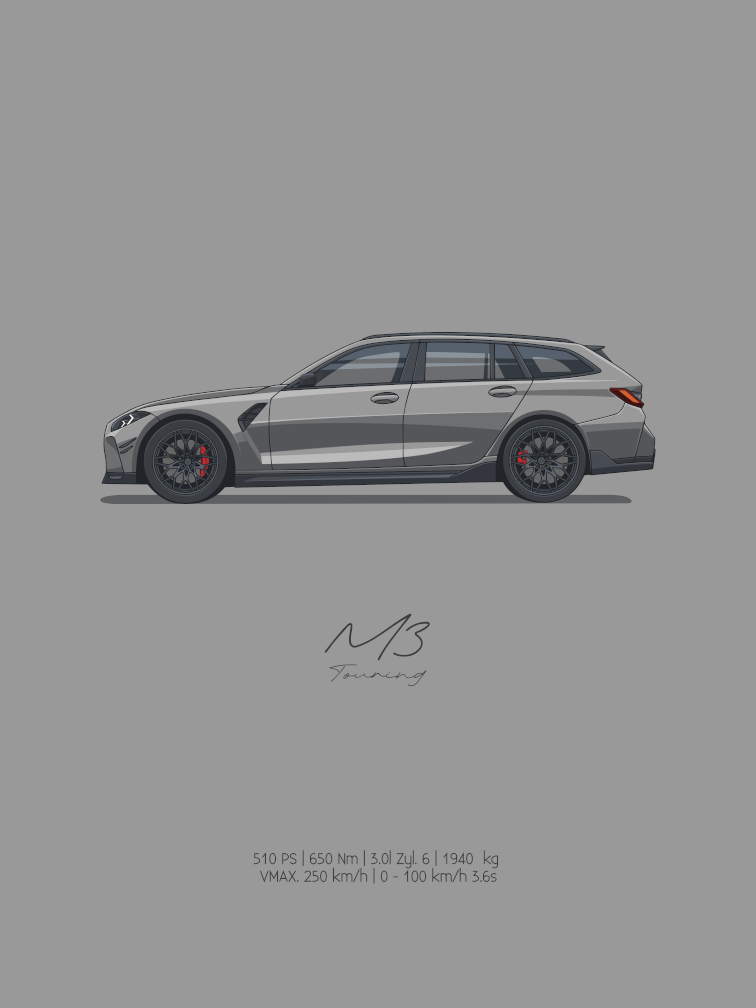 M3 G81 - Nardo Gray | poster