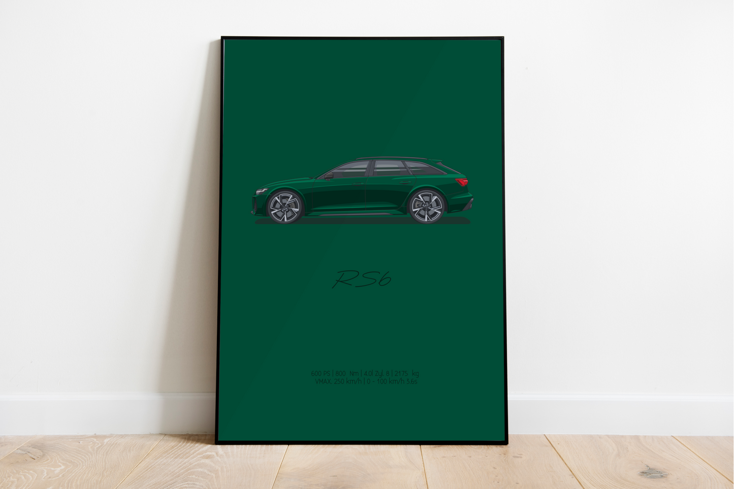 RS6 - Goodwood Green | poster