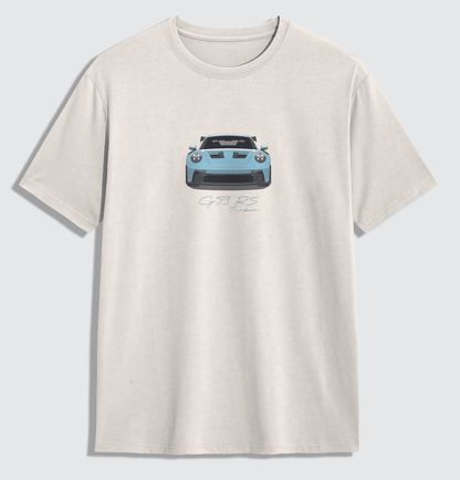 GT3 RS - Ceramic Blue Front Oversized Shirt - Turbow