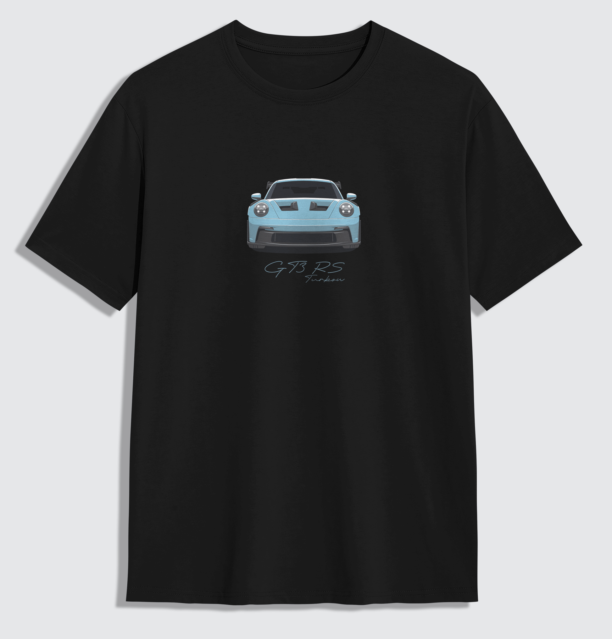 GT3 RS - Ceramic Blue Front Oversized Shirt - Turbow