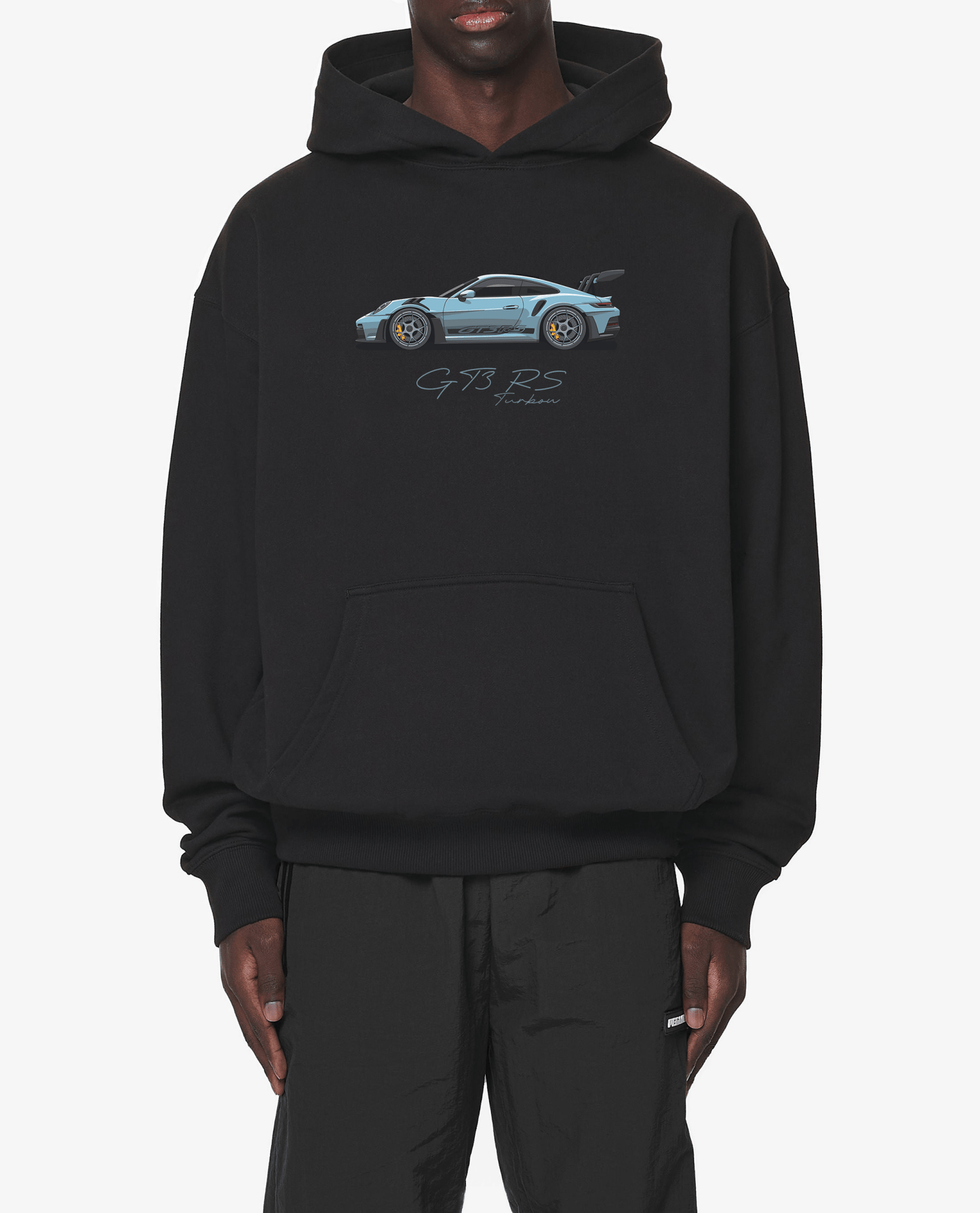 GT3 RS - Ceramic Blue Oversized Hoodie - Turbow