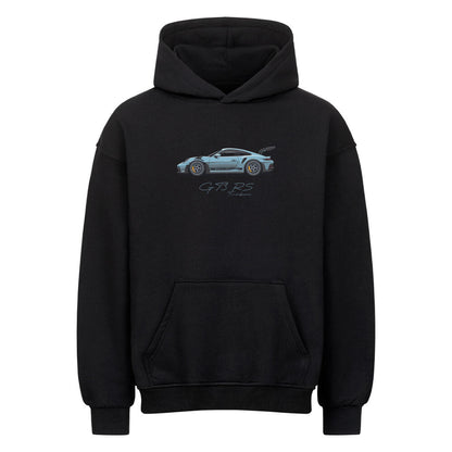 GT3 RS - Ceramic Blue Oversized Hoodie - Turbow