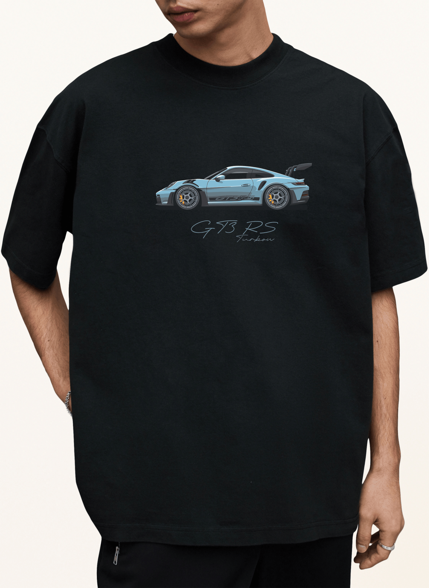 GT3 RS - Ceramic Blue Oversized Shirt - Turbow