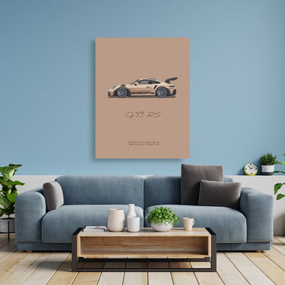 GT3 RS - Santin Sand | Poster - Turbow