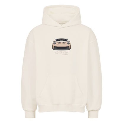 GT3 RS - Satin Sand Front Oversized Hoodie - Turbow