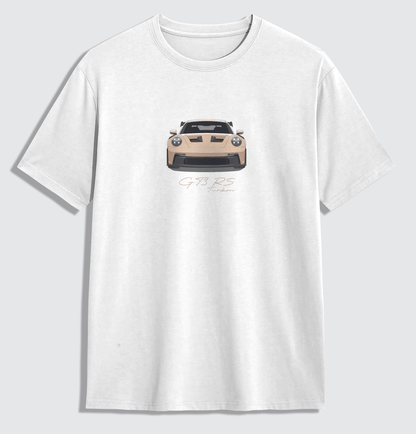 GT3 RS - Satin Sand Front Oversized Shirt - Turbow