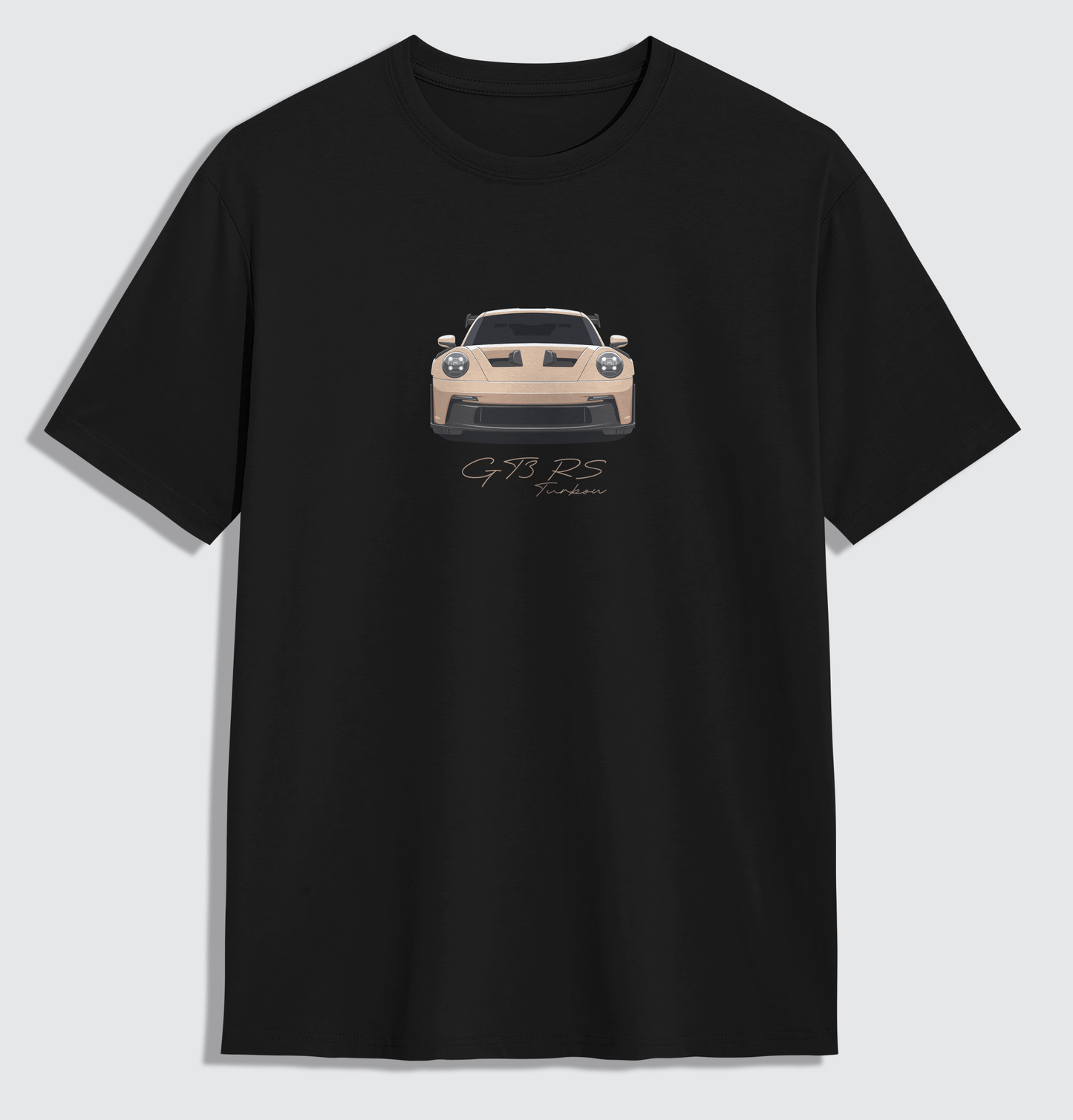 GT3 RS - Satin Sand Front Oversized Shirt - Turbow