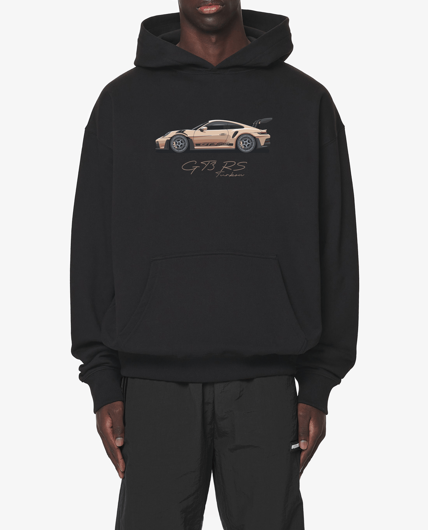 GT3 RS - Satin Sand Oversized Hoodie - Turbow