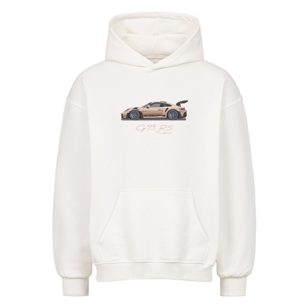 GT3 RS - Satin Sand Oversized Hoodie - Turbow