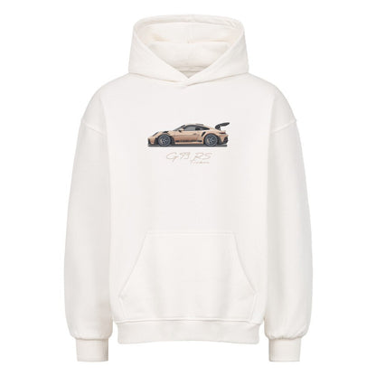 GT3 RS - Satin Sand Oversized Hoodie - Turbow