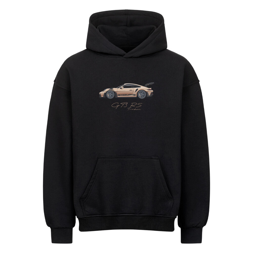 GT3 RS - Satin Sand Oversized Hoodie - Turbow