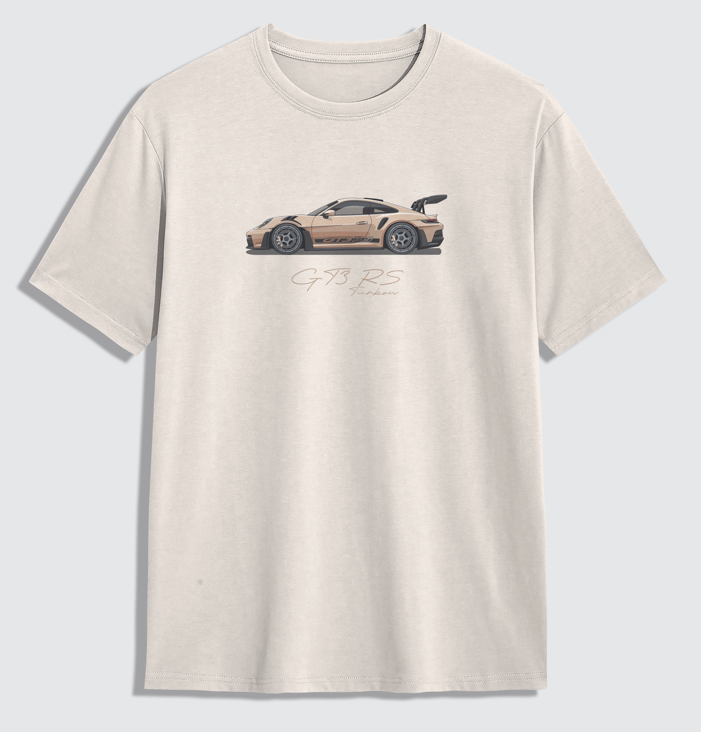 GT3 RS - Satin Sand Oversized Shirt - Turbow