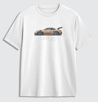 GT3 RS - Satin Sand Oversized Shirt - Turbow