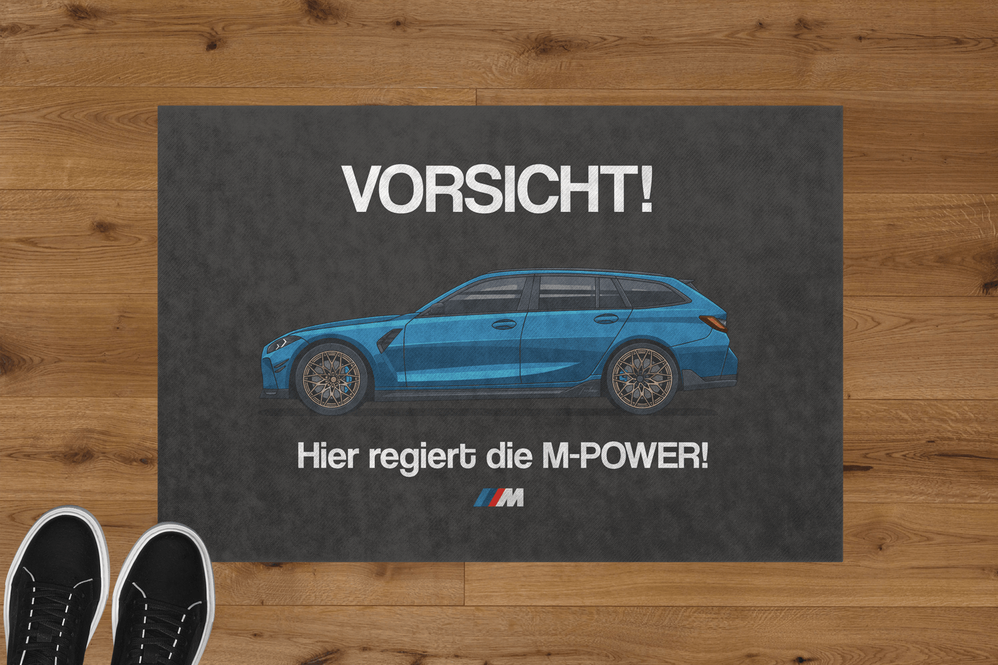 Hier regiert die M-POWER | Premium Fussmatte - Turbow