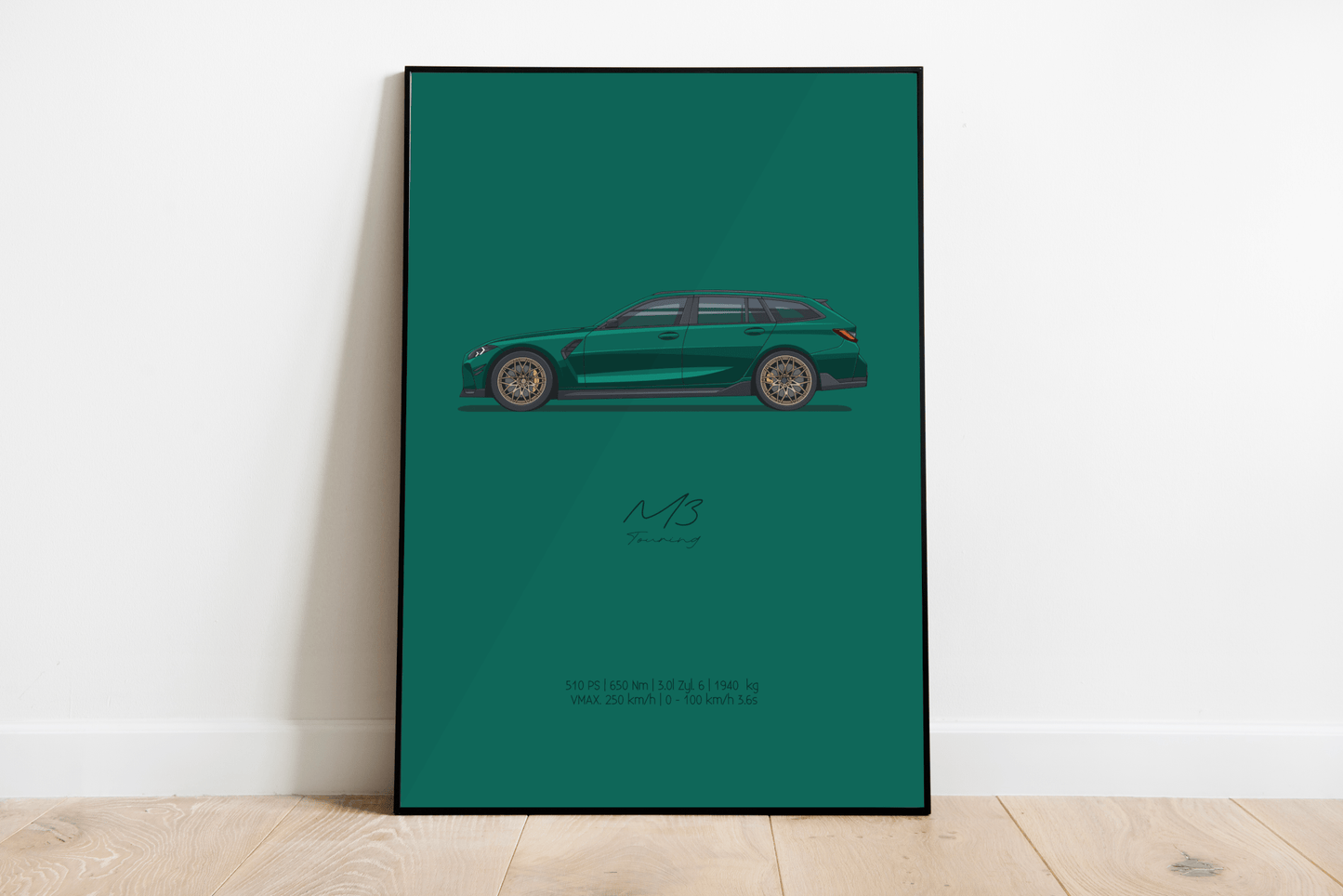 M3 G81 - Isle of Man Green | Poster - Turbow