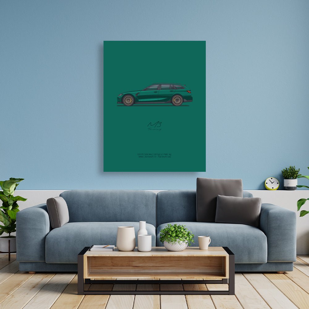 M3 G81 - Isle of Man Green | Poster - Turbow