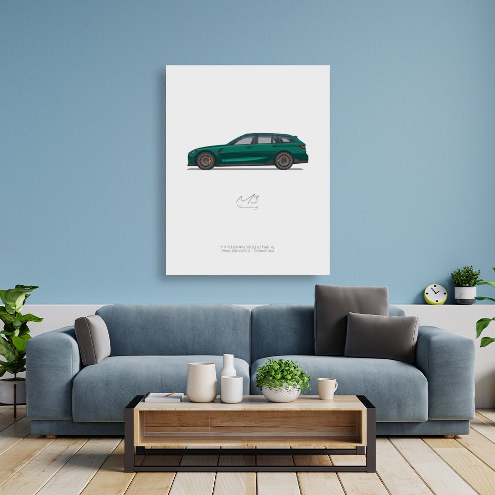 M3 G81 - Isle of Man Green | Poster Classic - Turbow